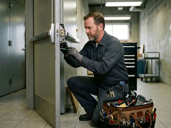 Commercial locksmith office security